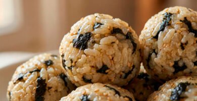 Jumeokbap coreano, bolitas de arroz en