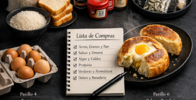 Listas de compras para desayunos, coreanos